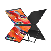 Monitor extensor de pantalla portátil FOPO T01 15.6"", IPS, FHD, 60Hz, 14ms, USB Tipo-C y Mini HDMI, negro mate
