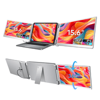 Monitor extensor de pantalla portátil FOPO S10 15.6"" IPS, FHD, 60Hz, 14ms, USB Tipo-C y mini HDMI, plateado