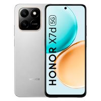 Celular Honor X7D 256GB 8GB, cámara trasera 108MP  y frontal 8MP, 6.77"", silver