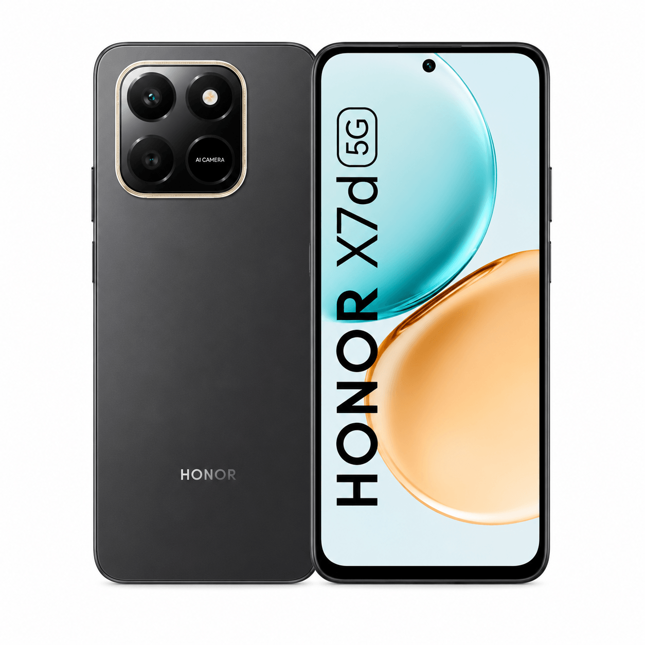 Imagen 1 del producto Celular Honor X7D 256GB 8GB, cámara trasera 108MP y frontal 8MP, 6.77"", negro