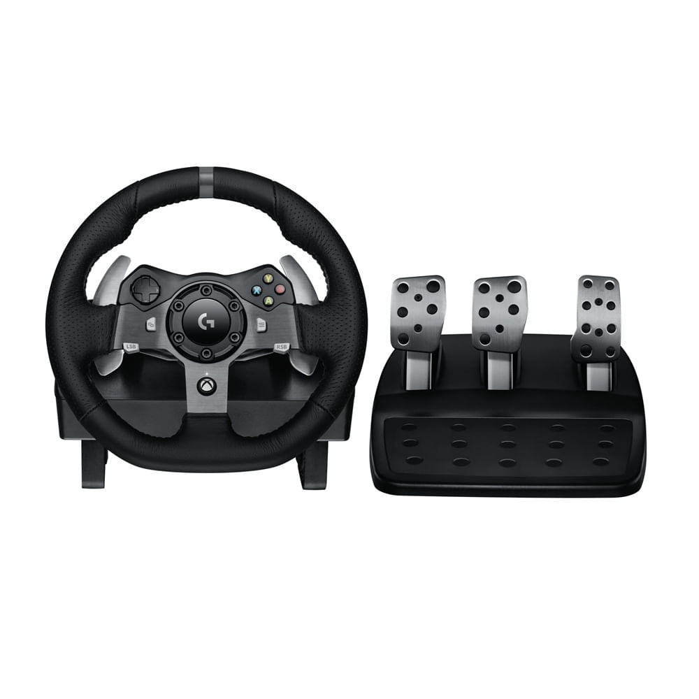 Imagen 1 del producto Volante Logic G920 Driving Force, Xbox y PC, force feedback, pedales, USB, negro