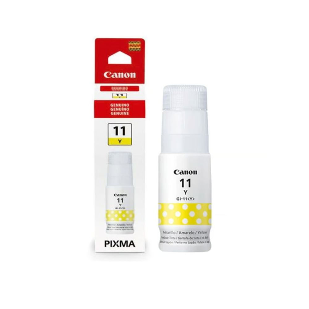 Imagen 1 del producto Tinta Canon GI-11Y amarillo rinde hasta 7700 páginas