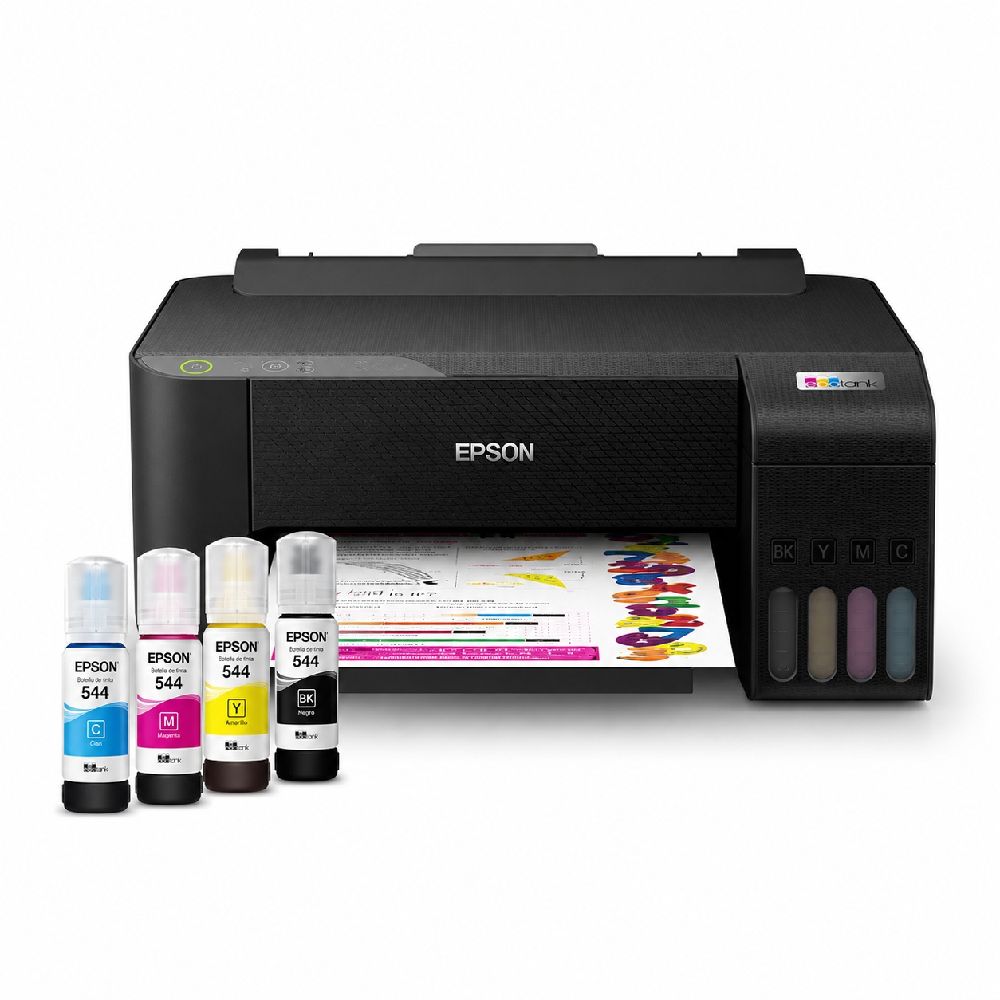 Impresora Epson EcoTank L1250, inyección de tinta, inalámbrica, Wi-Fi, con tanques recargables