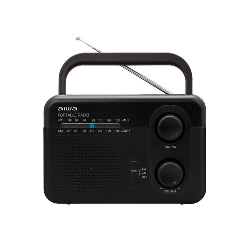 Radio portátil Aiwa analógica AWFML4 AM/FM, negro