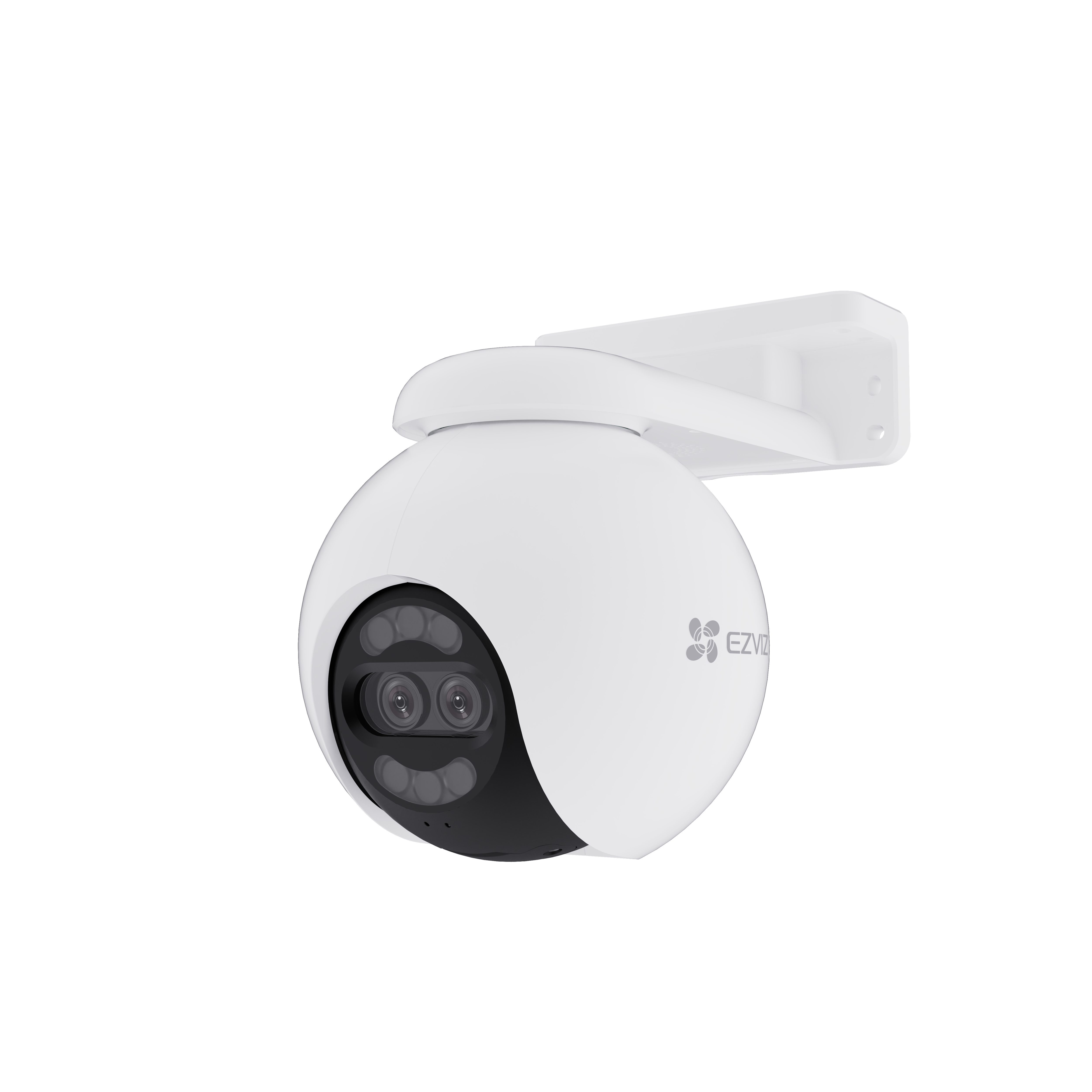Imagen 2 del producto Cámara de seguridad Ezviz H80x Dual exterior, 4K, Wi-Fi, infrarrojo, blanco