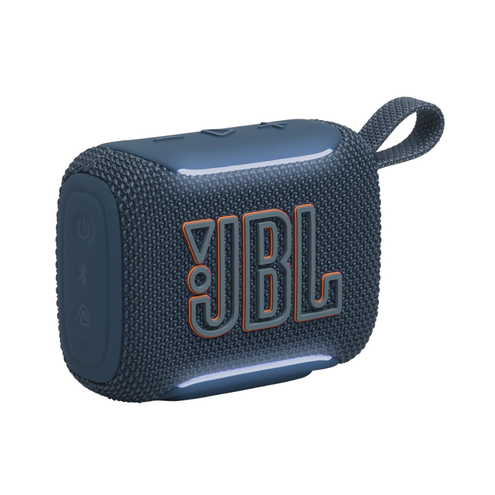 Imagen 1 del producto Parlante Bluetooth JBL Go 5 de 4.8W RMS con IP68, Auracast, audio USB-C, app JBL Portable, hasta 10 horas, azul