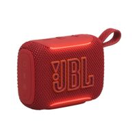 Parlante Bluetooth JBL Go 5 de 4.8W RMS con IP68, Auracast, audio USB-C, app JBL portable y hasta 10 horas rojo