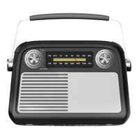 Radio Bluetooth Richards FB-R102 AM/FM, panel solar, USB, negro (reempacado)