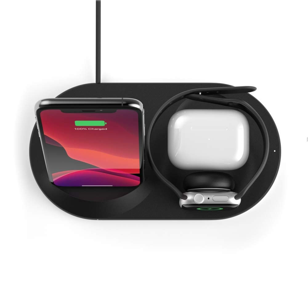 Imagen 2 del producto Reacondicionado: Cargador inalámbrico Belkin 3 en 1, iPhone, Apple Watch y AirPods