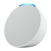 Reacondicionado: Parlante inteligente Amazon Echo Pop con Alexa, blanco