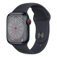 Reacondicionado: Apple Watch Series 8 GPS 41mm, memoria 32GB, certificación IP6X, máx. 18 horas, negro
