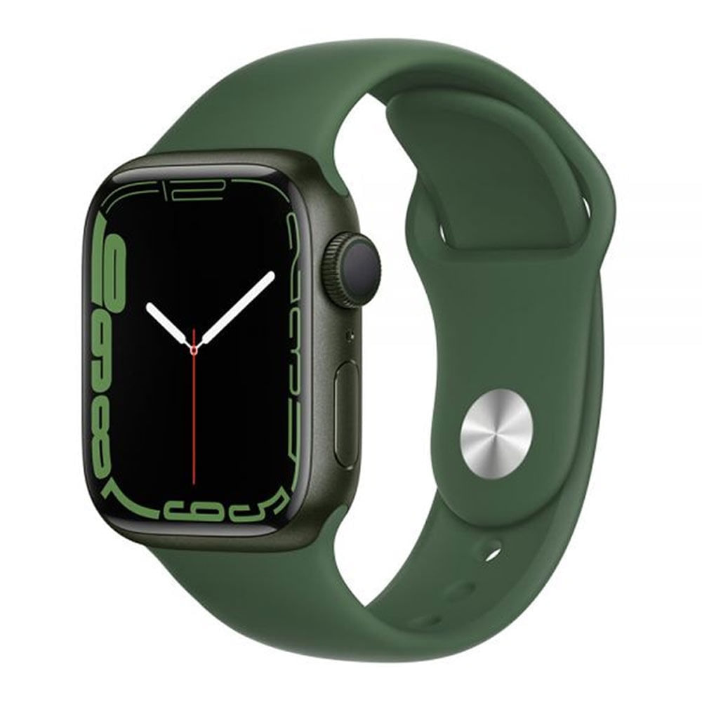 Imagen 1 del producto Reacondicionado: Smartwatch Apple Watch Series 7 gps, resistente al agua, modos deportivos, máx. 18 horas, 41mm, verde
