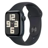 Reacondicionado: Smartwatch Apple Watch Series SE 40mm, GPS, resistente al agua 5ATM, modos deportivos, batería hasta 18 horas, Talla S/M, negro