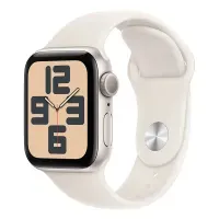 Reacondicionado: Apple Watch SE 40mm, GPS, resistencia al agua 50m, batería hasta 18 horas, Talla M/L, memoria 32GB, Sport Band, Starlight