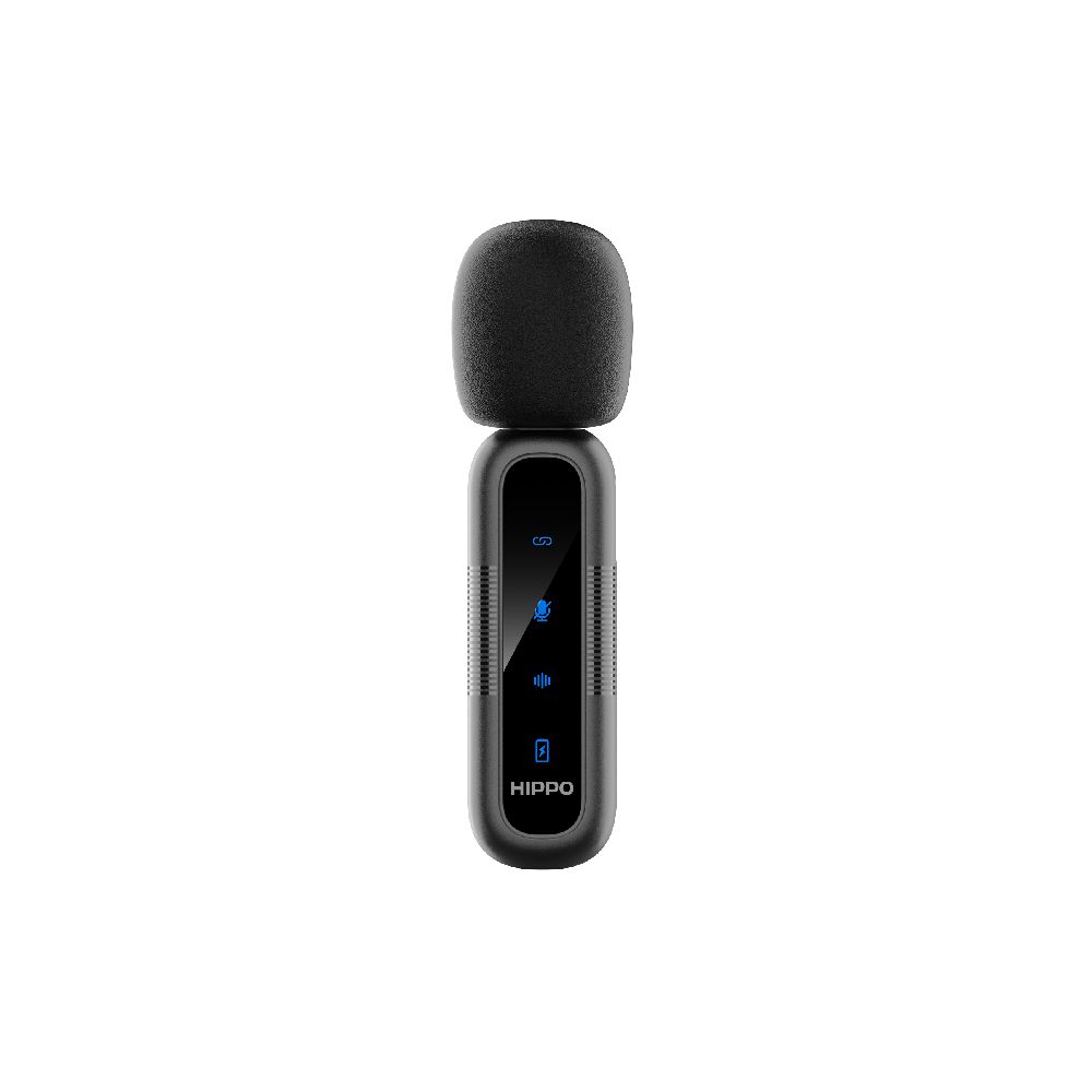 Imagen 2 del producto Micrófono inalámbrico Lavalier Hippo M47C, conexión USB Tipo-C, negro