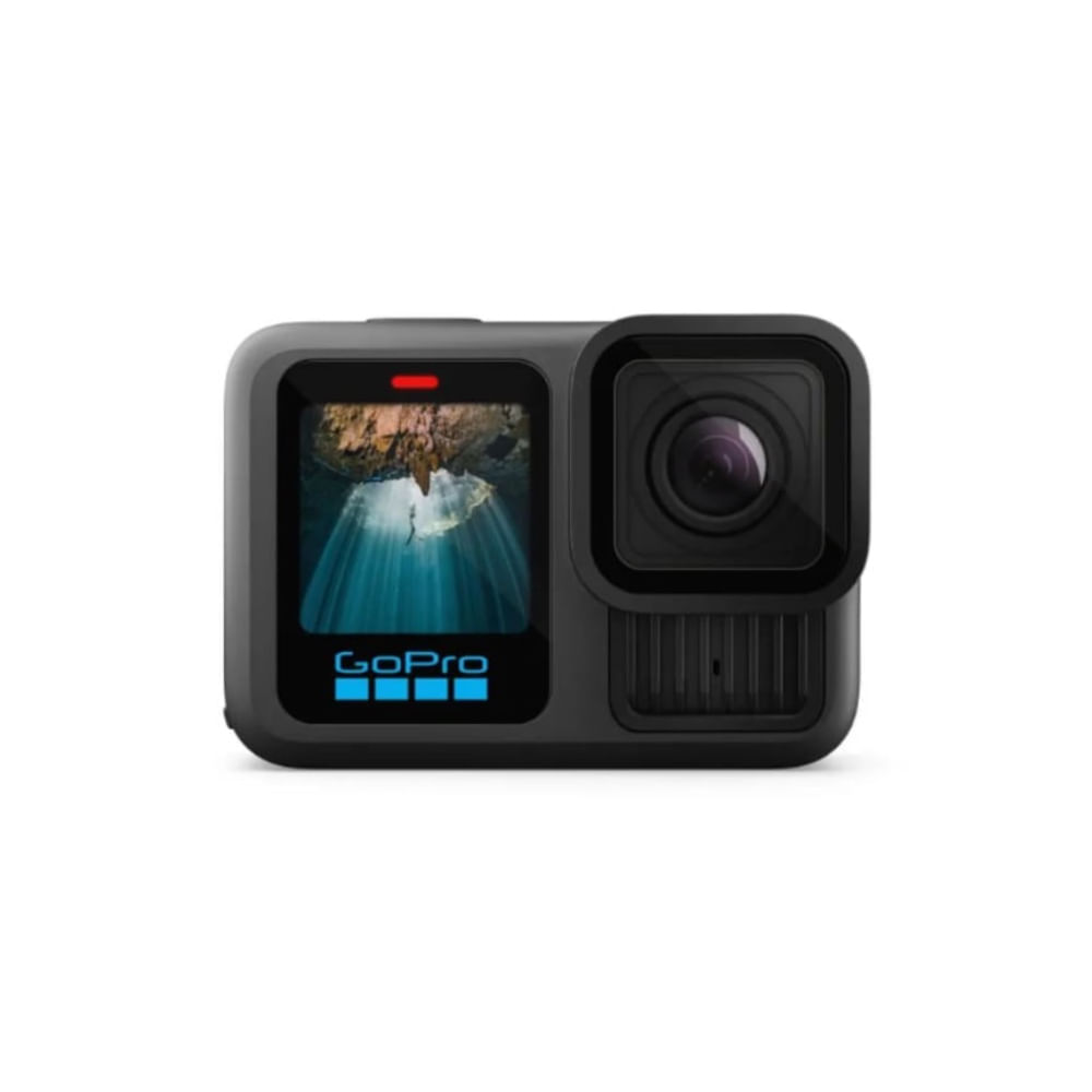 Imagen 1 del producto Cámara de acción GoPro Hero 13 Black, grabación en 4K, fotos 27 MP, pantalla táctil trasera, sumergible hasta 10 metros, negro