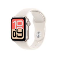 Smartwatch Apple Watch SE 3, pantalla 44MM/OLED, GPS, resistente al agua, 18 horas, starlight
