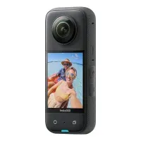 Reacondicionado: Cámara de acción Insta360 X3, 72MP,  captura de video 360 5.7K, 360°, negro