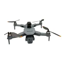 Reacondicionado: Drone cuadricóptero GD100 con control remoto, cámara dual, negro