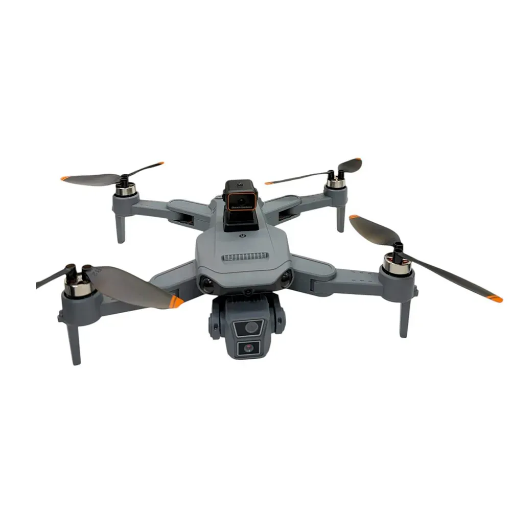 Reacondicionado: Drone cuadricóptero GD100 con control remoto, cámara dual, negro