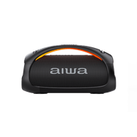 Parlante bluetooth Aiwa Boombox AWS544BT, 110W RMS, resistente al agua IPX6, hasta 6.5 horas de reproducción, negro