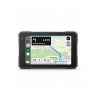 Pantalla para moto LAESD Q5S 5 pulgadas, CarPlay y Android Auto inalámbrico, LCD táctil, WiFi, IPX7, negro
