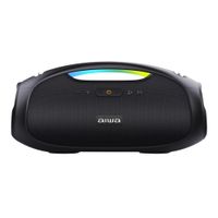 Parlante bluetooth Aiwa Boombox AWS244BT, 60W, resistente al agua IPX6, hasta 8 horas de reproducción, negro