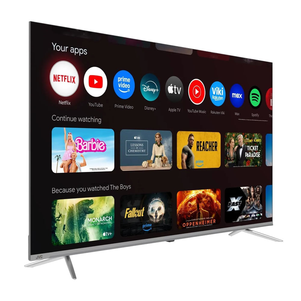 Imagen 2 del producto Televisor JVC 65"", 4K Ultra HD, QLED, Google TV, LT-65KM748 2024, 2024
