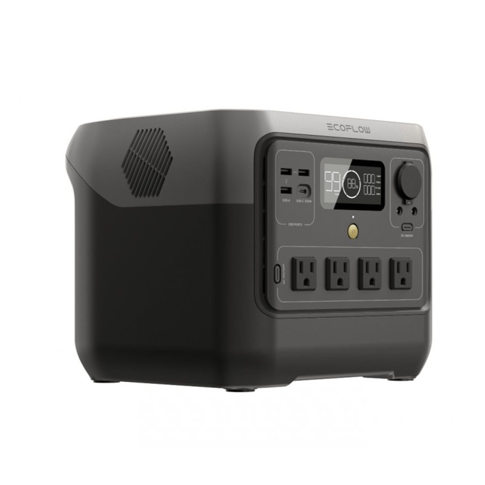 Imagen 2 del producto Estación de energía portátil EcoFlow River 2 Pro, 768Wh, 800W, LiFePO4, carga rápida, negra