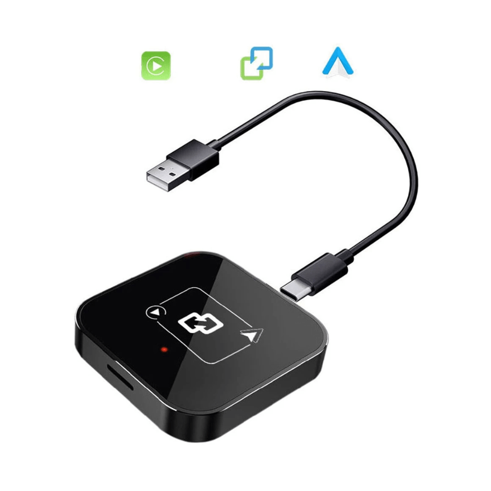 Imagen 2 del producto Adaptador Wooboobox YL2, CarbitLink, CarPlay y Android Auto inalámbrico, WiFi 2.4/5G, USB, Plug & Play, negro