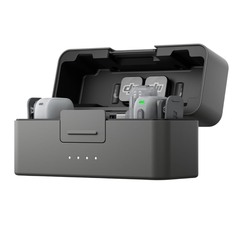 Imagen 2 del producto Micrófono inalámbrico DJI Mic Mini 2, 2 transmisores + 1 receptor mini + estuche de carga