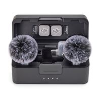 Micrófono inalámbrico DJI Mic Mini 2, 2 transmisores + 1 receptor móvil + estuche de carga