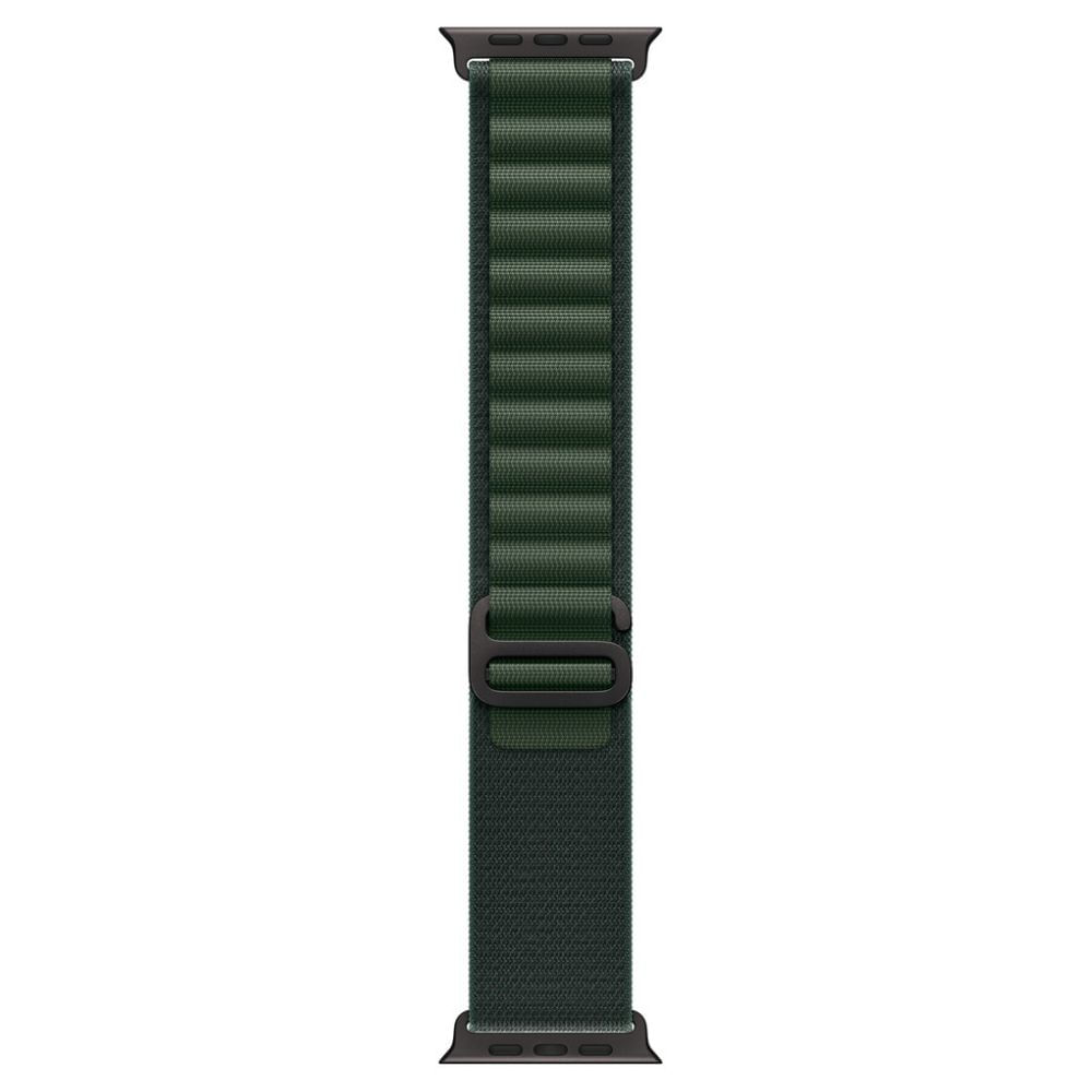 Imagen 2 del producto Correa OEM Alpine Loop para Apple Watch 44/45/46/49 mm, nylon, gancho de aluminio, ajustable, verde oscuro