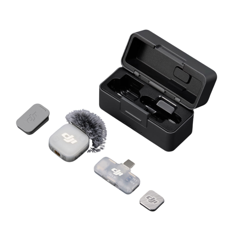 Imagen 2 del producto Micrófono inalámbrico DJI Mic Mini 2, 1 transmisor + 1 receptor móvil + estuche de carga