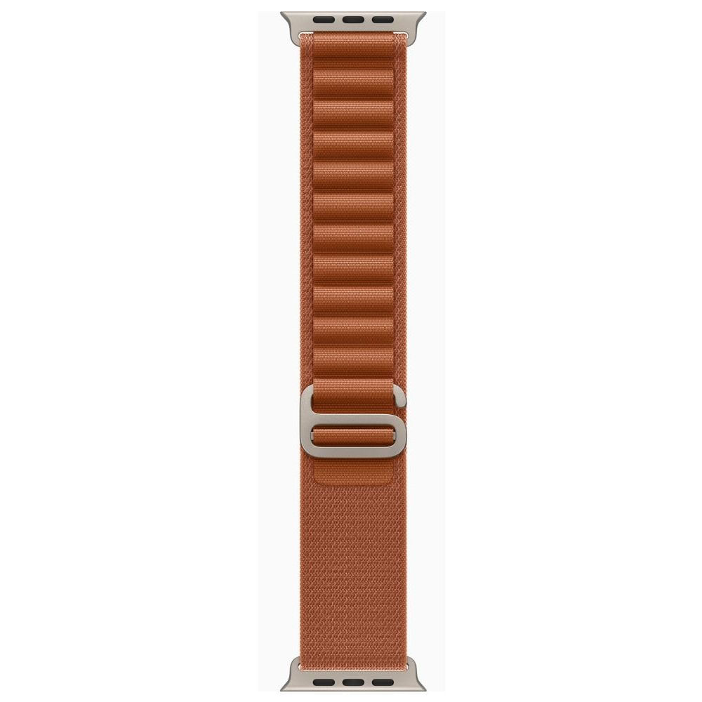 Imagen 2 del producto Correa OEM Alpine Loop para Apple Watch 44/45/46/49 mm, nylon, cierre y conectores titanio, ajustable, terracota