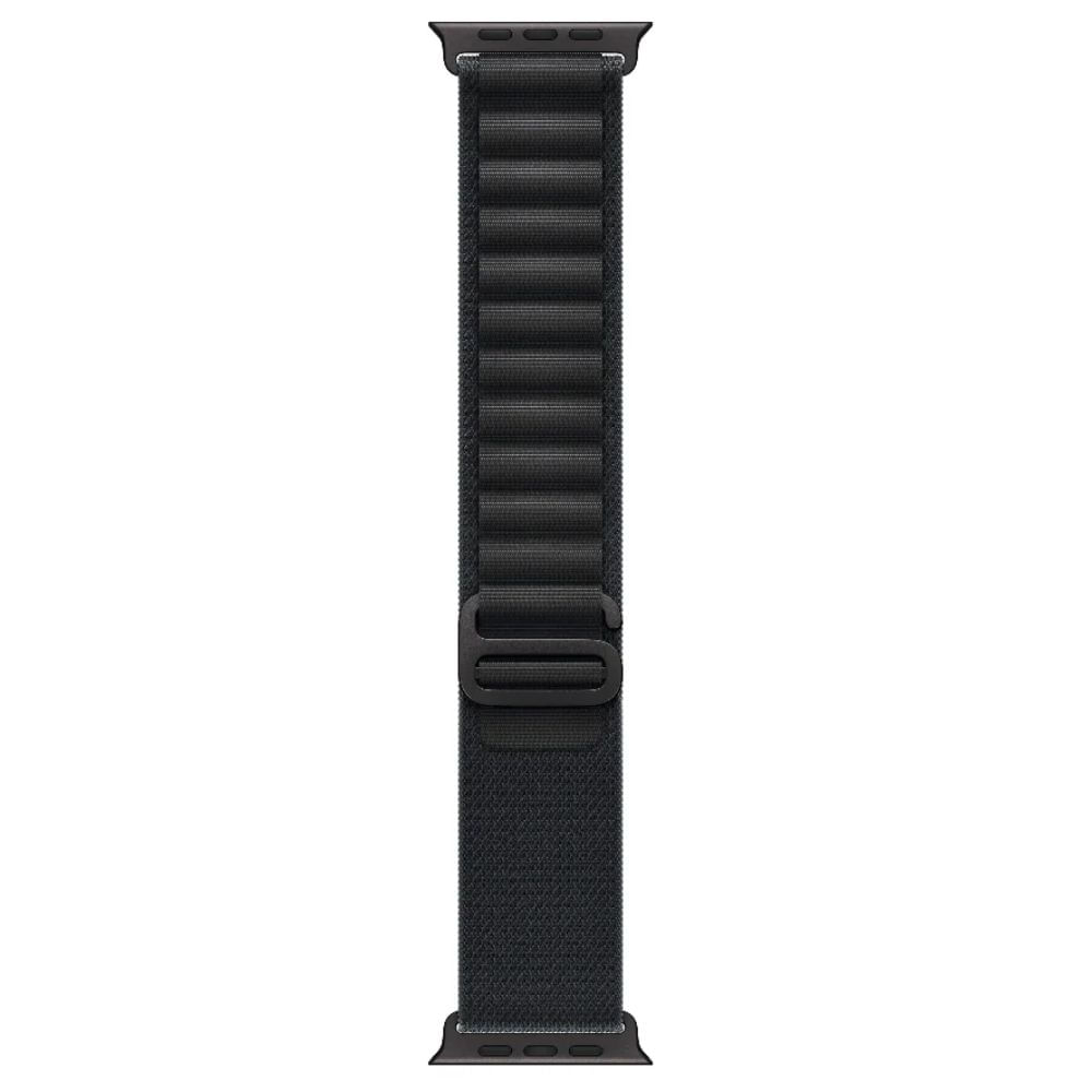 Imagen 2 del producto Correa OEM Alpine Loop para Apple Watch 44/45/46/49 mm, nylon, cierre G y conectores negros, ajustable, negro
