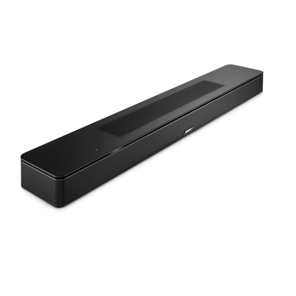 Imagen 2 del producto Barra de sonido Bose Smart Soundbar, 100W, Dolby Atmos, Wi-Fi y Bluetooth, HDMI eARC, ADAPTiQ, modo diálogo IA, negra