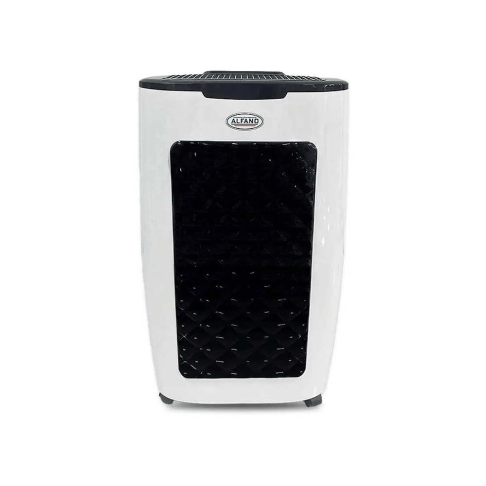 Imagen 1 del producto Deshumedecedor Alfano Q25HD, portátil, 20L/día, tanque 3L, filtro de carbón, ionizador, 30m², blanco