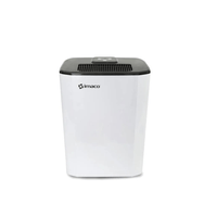 Deshumedecedor Imaco DHE1002, 10L/día, 270W, tanque 2.5L, filtro de carbón, drenaje continuo, blanco