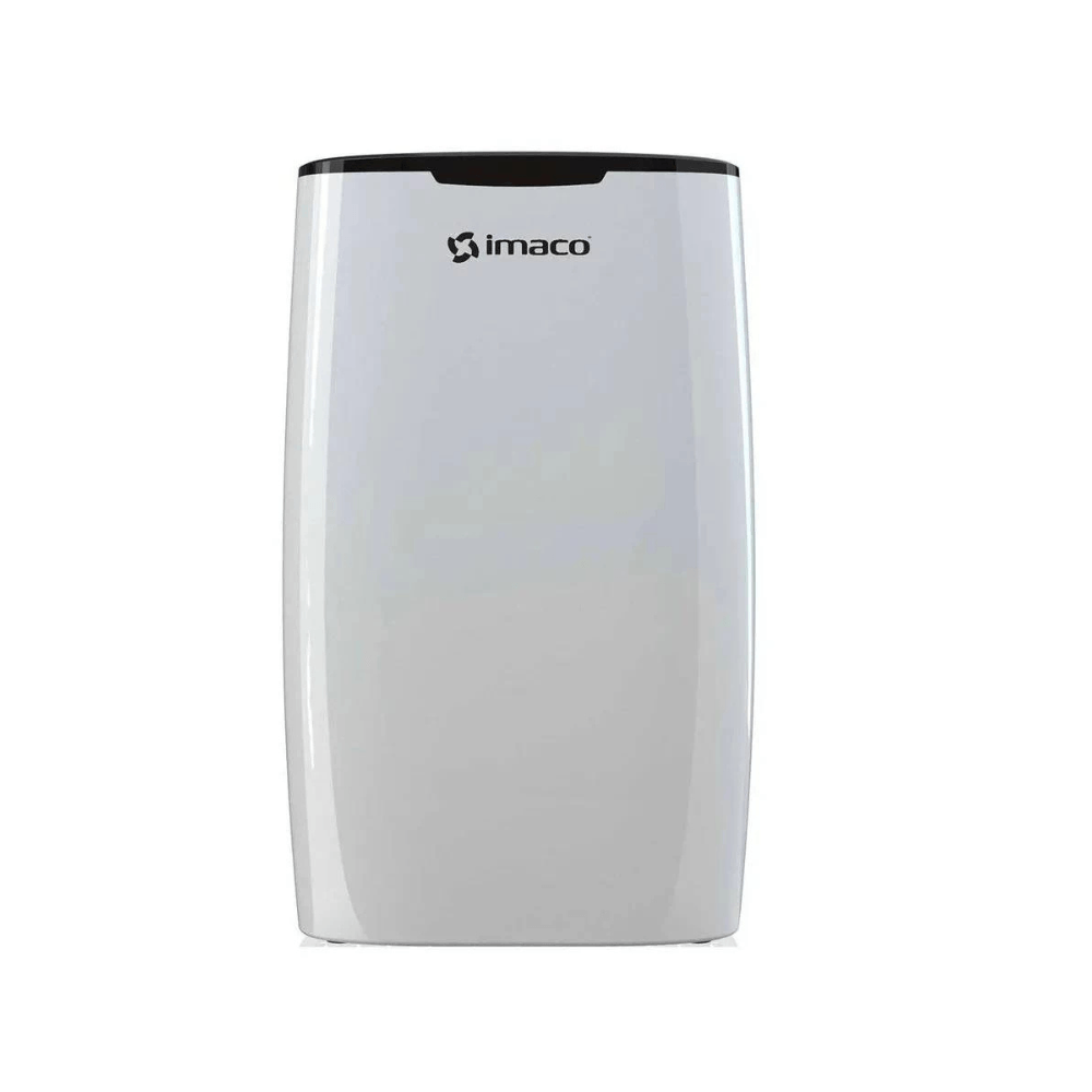 Imagen 1 del producto Deshumedecedor Imaco DHE20, 20L/día, 285W, tanque 3L, filtro de carbón, drenaje continuo, blanco