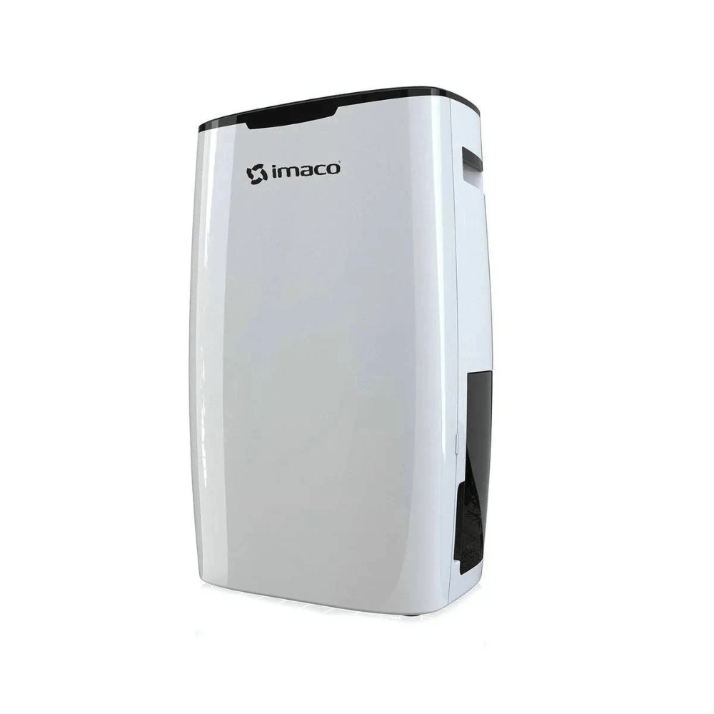 Imagen 2 del producto Deshumedecedor Imaco DHE20, 20L/día, 285W, tanque 3L, filtro de carbón, drenaje continuo, blanco