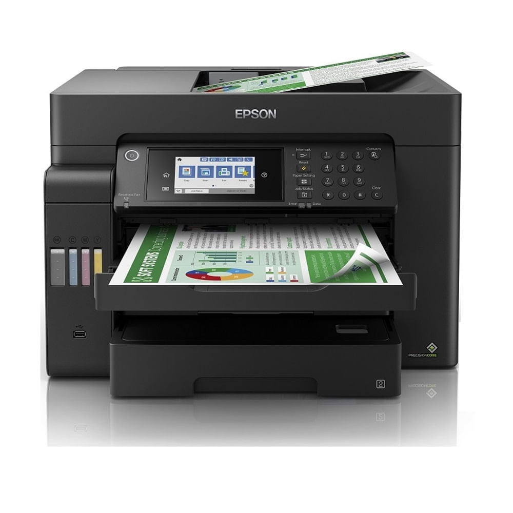 Imagen 2 del producto Impresora multifuncional Epson L15150, inyección de tinta, inalámbrica, Wi-Fi, con tanques recargables