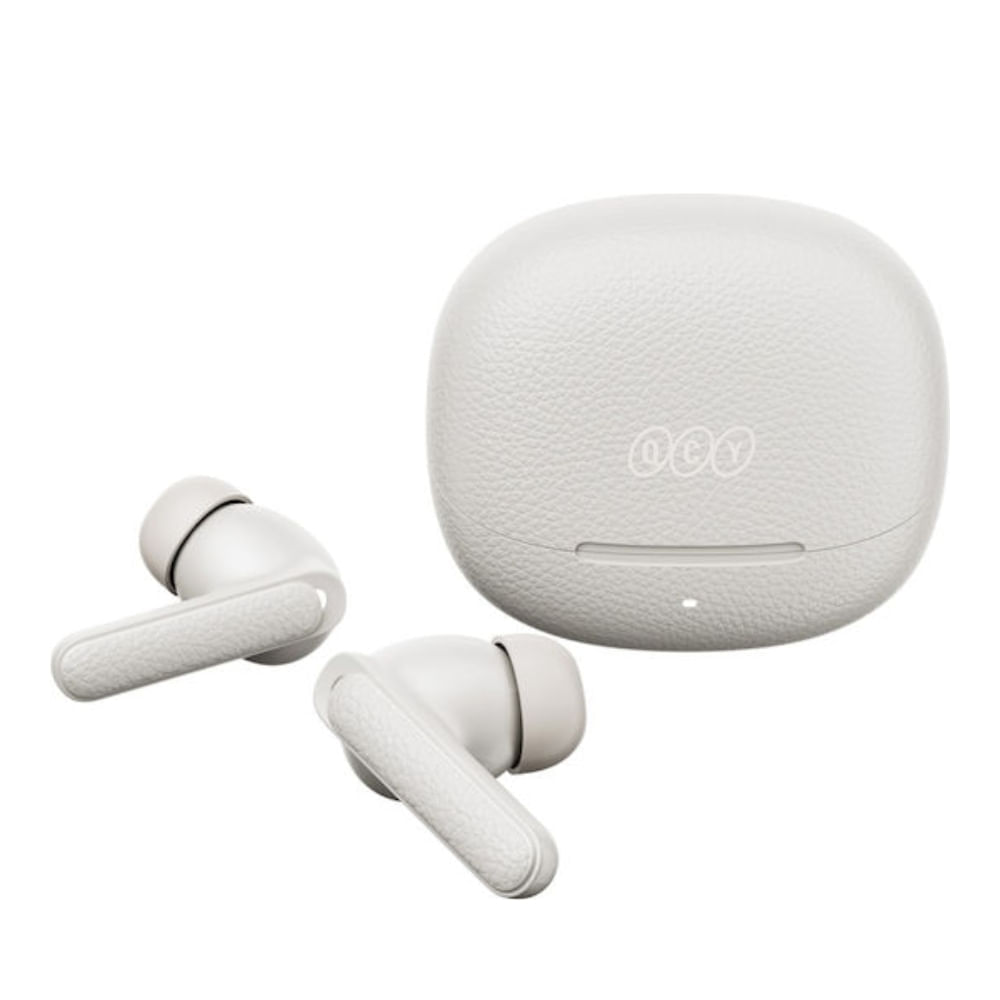 Imagen 2 del producto Audífonos True Wireless QCY Buds ANC Bluetooth 5.4 con cancelación de ruido, 6 micrófonos, 25h, blanco