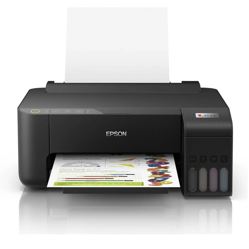 Imagen 2 del producto Impresora Epson EcoTank L1250, tinta continua, Wi-Fi, Wi-Fi Direct, impresión a color, botellas de tinta, negro