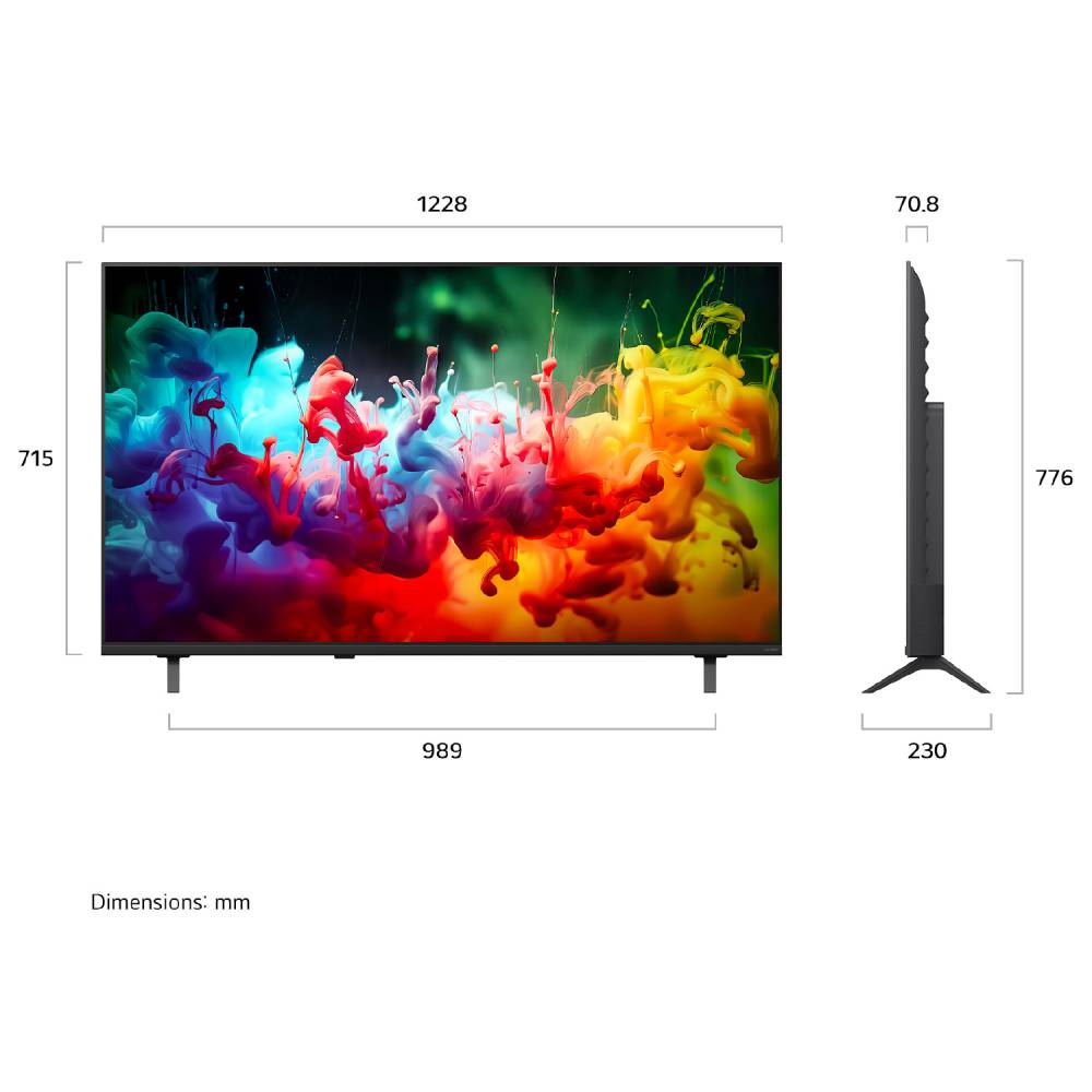 Imagen 2 del producto Smart TV LG 55"", 4K Ultra HD, MiniLED, sistema webOS integrado, 55QNED70BSA, 2026