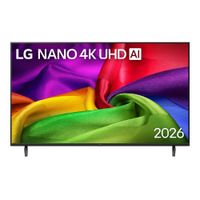 Smart TV LG 65"", 4K Ultra HD, Nano UHD, sistema webOS integrado, 65NU800BPSB, 2026