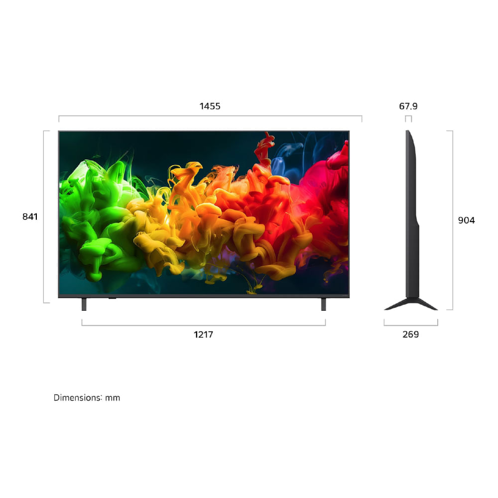 Imagen 2 del producto Smart TV LG 65"", 4K Ultra HD, MiniLED, sistema webOS integrado, 65QNED80BSG, 2026