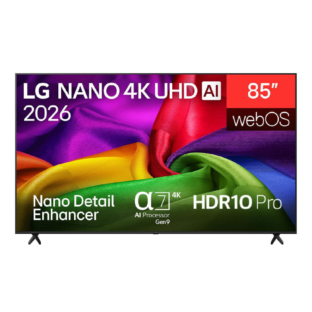 Imagen 2 del producto Smart TV LG 85"", 4K Ultra HD, Nano UHD, sistema webOS integrado, 85NU800BPSB, 2026