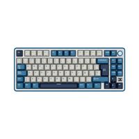 Teclado gamer alámbrico Royal Kludge RK X87, conexión USB, mecánico, idioma español, RGB, gris
