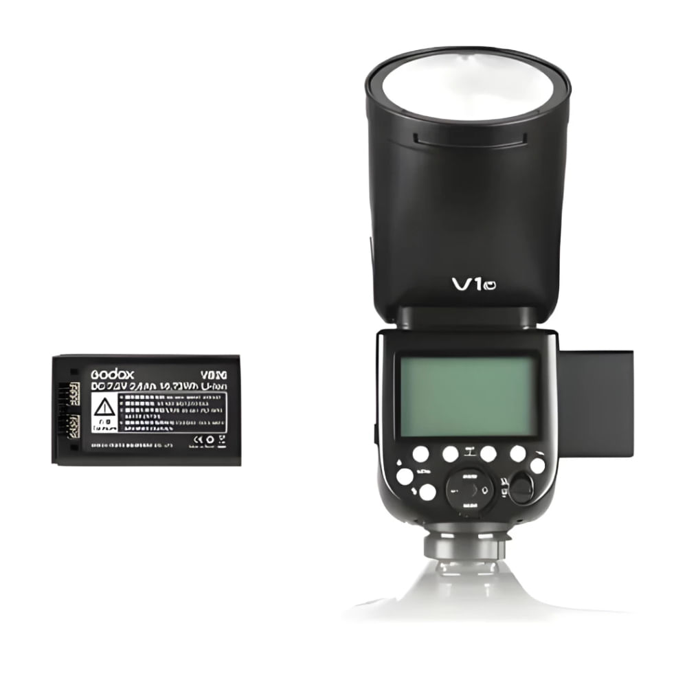Imagen 2 del producto Flash de zapata Godox V1, con cabezal redondo, compatible con cámaras Sony